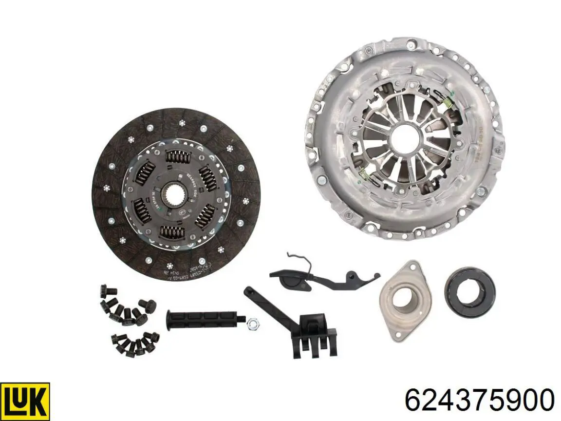 Kit de embraiagem (3 peças) INA 624375900 preço, a partir de 559,49 USD