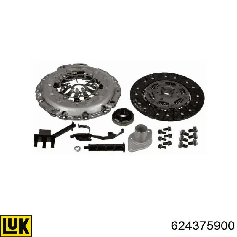 624375900 LUK Kit de embraiagem (3 peças)