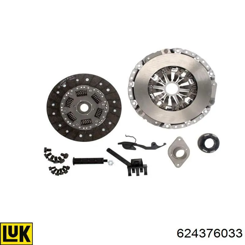 624376033 LUK Kit de embraiagem (3 peças)