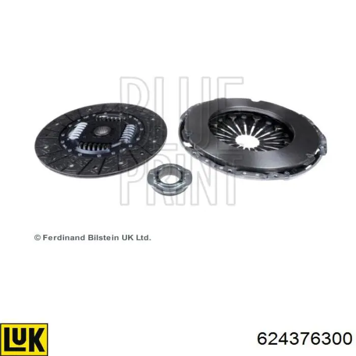 Kit de embraiagem (3 peças) LUK 624376300 preço, a partir de 105,30 USD