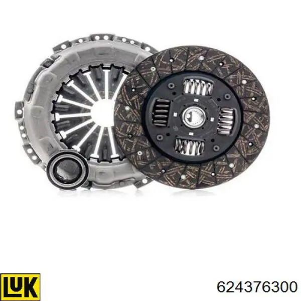 624376300 LUK Kit de embraiagem (3 peças)