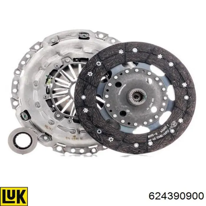Kit de embraiagem (3 peças) LUK 624390900 preço, a partir de 285,33 USD