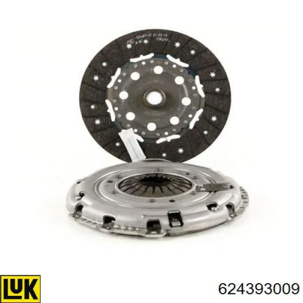 624393009 LUK Kit de embraiagem (3 peças)