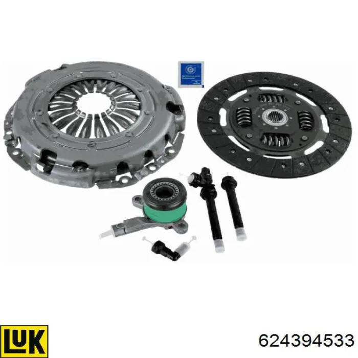Kit de embraiagem (3 peças) LUK 624394533 preço, a partir de 322,37 USD