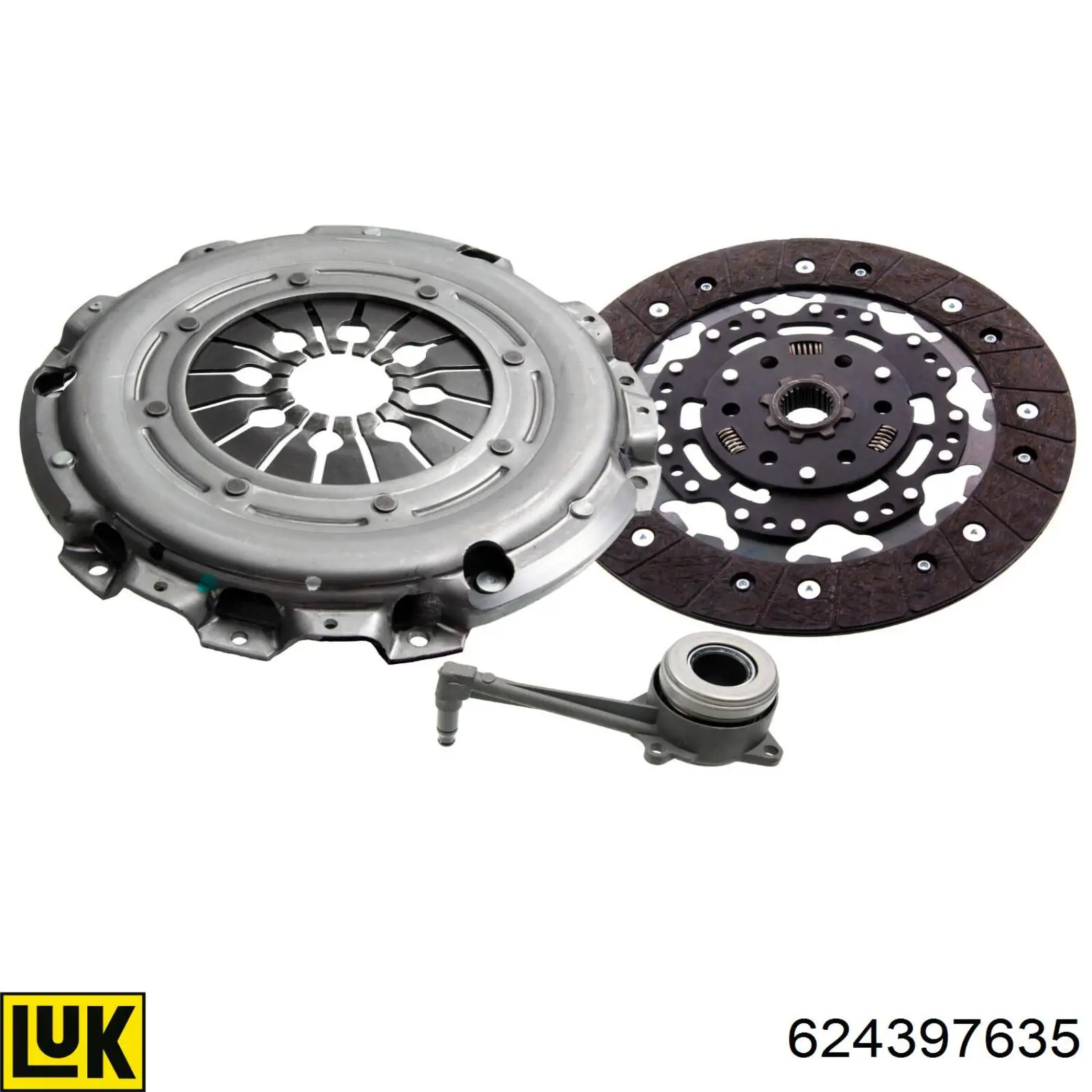 624397635 LUK Kit de embraiagem (3 peças)