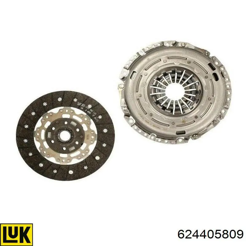 624405809 LUK Kit de embraiagem (3 peças)