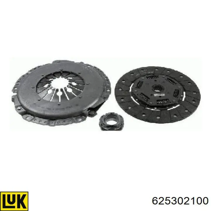 Kit de embraiagem (3 peças) 625302100 LUK