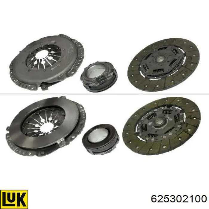 Compre 625302100 LUK Kit de embraiagem (3 peças)