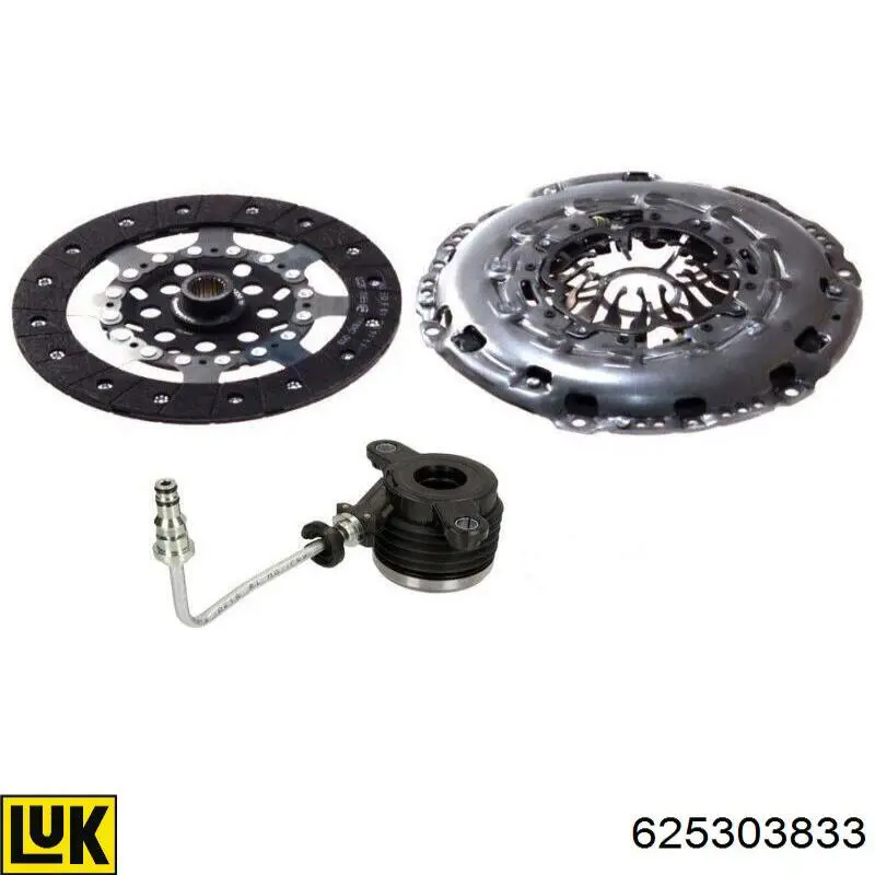Kit de embraiagem (3 peças) LUK 625303833 preço, a partir de 470,35 USD