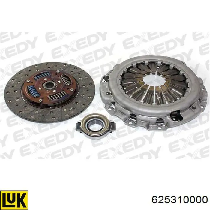 625310000 LUK Kit de embraiagem (3 peças)