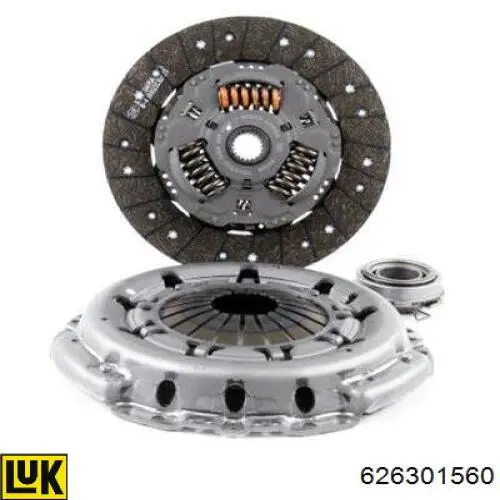 626301560 LUK Kit de embraiagem (3 peças)