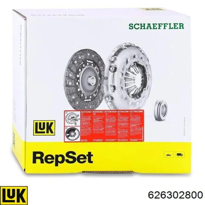 Compre 626302800 LUK Kit de embraiagem (3 peças)