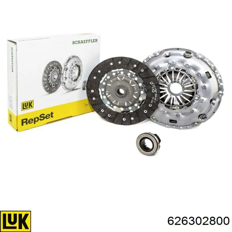 626302800 LUK Kit de embraiagem (3 peças)