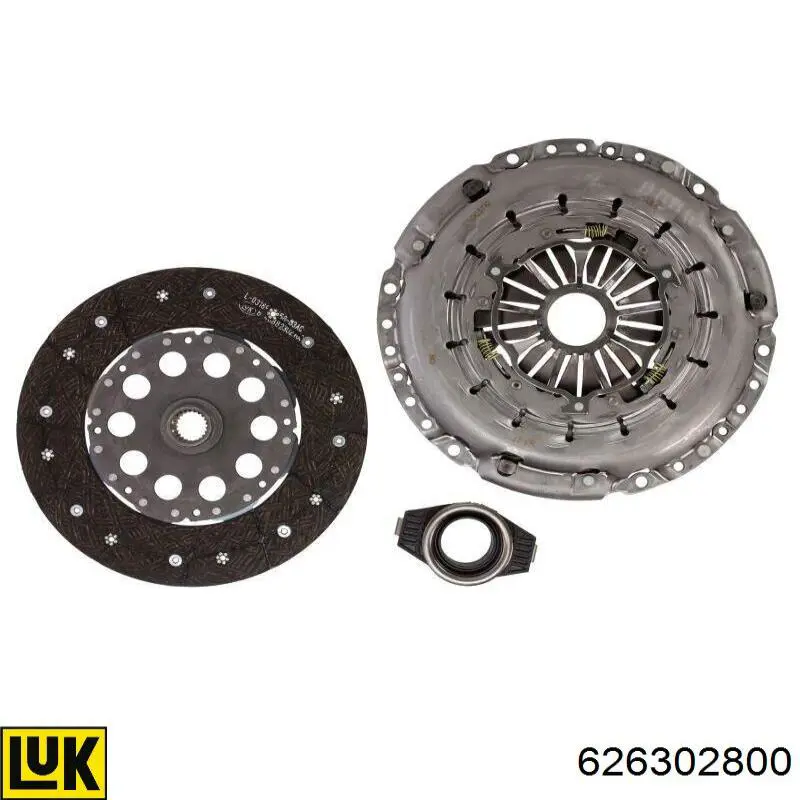 Kit de embraiagem (3 peças) LUK 626302800 preço, a partir de 341,86 USD