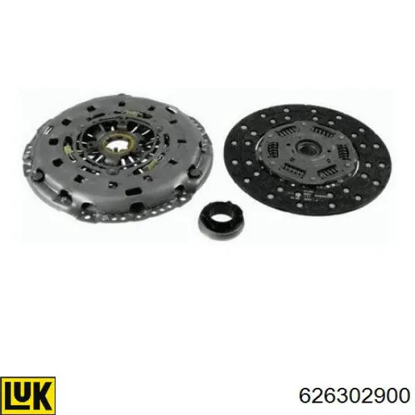 Kit de embraiagem (3 peças) 626302900 LUK