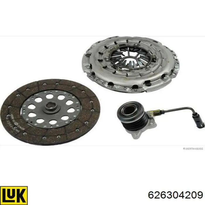 Kit de embraiagem (3 peças) LUK 626304209 preço, a partir de 491,63 USD