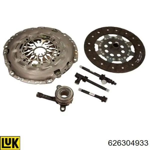 Kit de embraiagem (3 peças) 626304933 INA