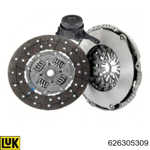 Kit de embraiagem (3 peças) LUK 626305309 preço, a partir de 253,42 USD