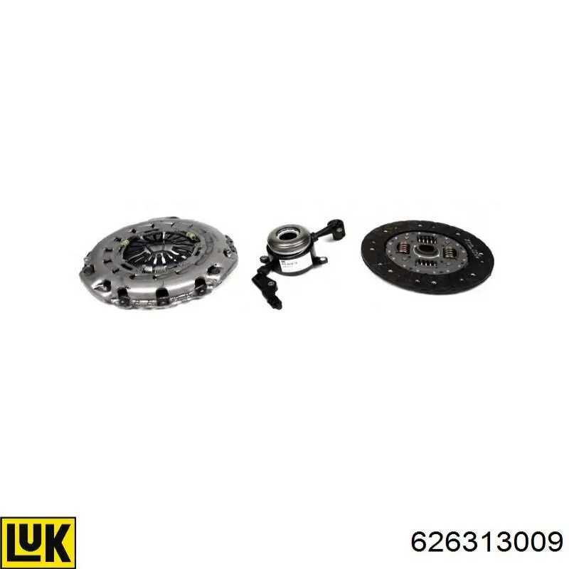 Kit de embraiagem (3 peças) LUK 626313009 preço, a partir de 409,58 USD