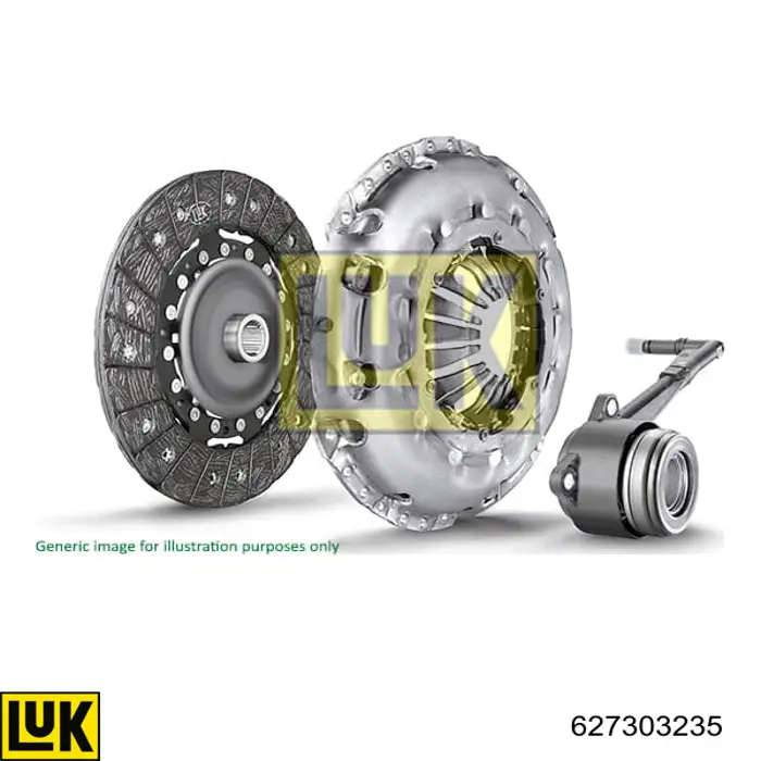 Kit de embraiagem (3 peças) LUK 627303235 preço, a partir de 414,71 USD
