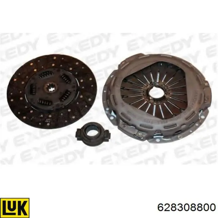 628308800 LUK Kit de embraiagem (3 peças)