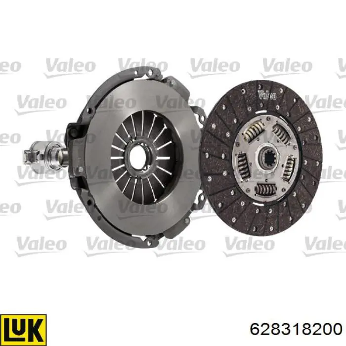 628318200 LUK Kit de embraiagem (3 peças)