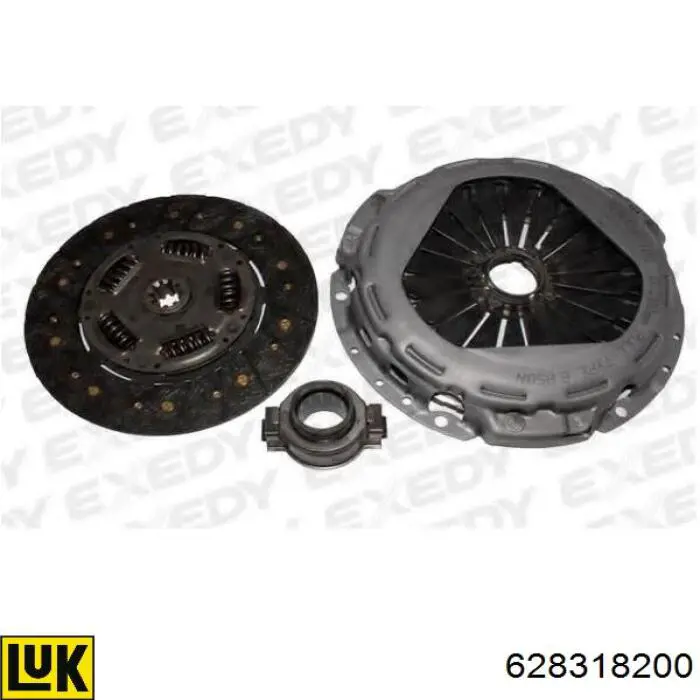 Kit de embraiagem (3 peças) LUK 628318200 preço, a partir de 283,95 USD