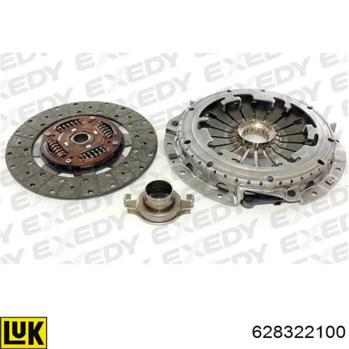 Compre 628322100 LUK Kit de embraiagem (3 peças)