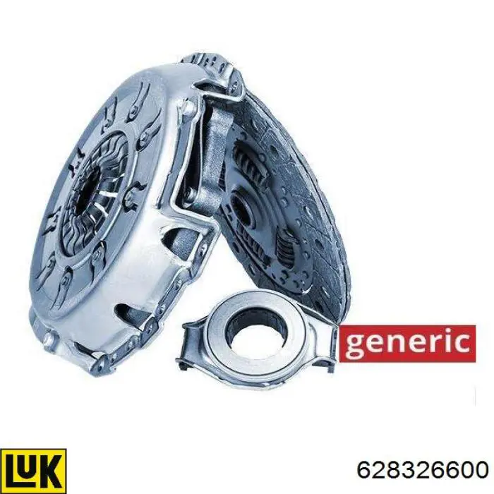 Compre 628326600 LUK Kit de embraiagem (3 peças)