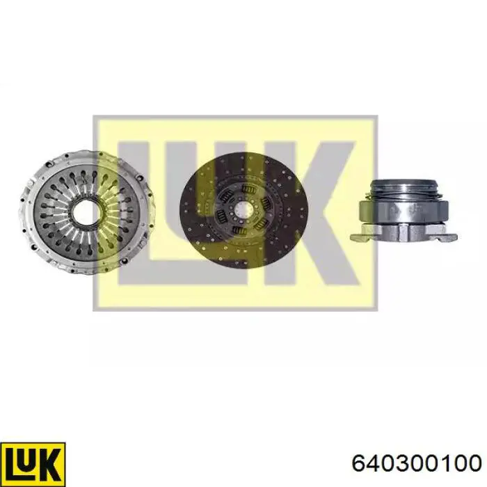 Kit de embraiagem (3 peças) LUK 640300100 preço, a partir de 799,86 USD