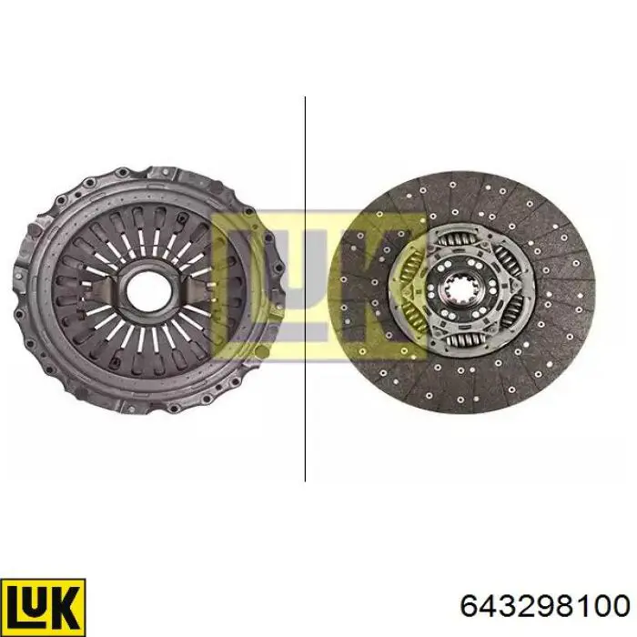 Kit de embraiagem (3 peças) LUK 643298100 preço, a partir de 793,58 USD