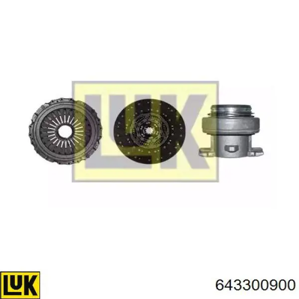 Compre 643300900 LUK Kit de embraiagem (3 peças)
