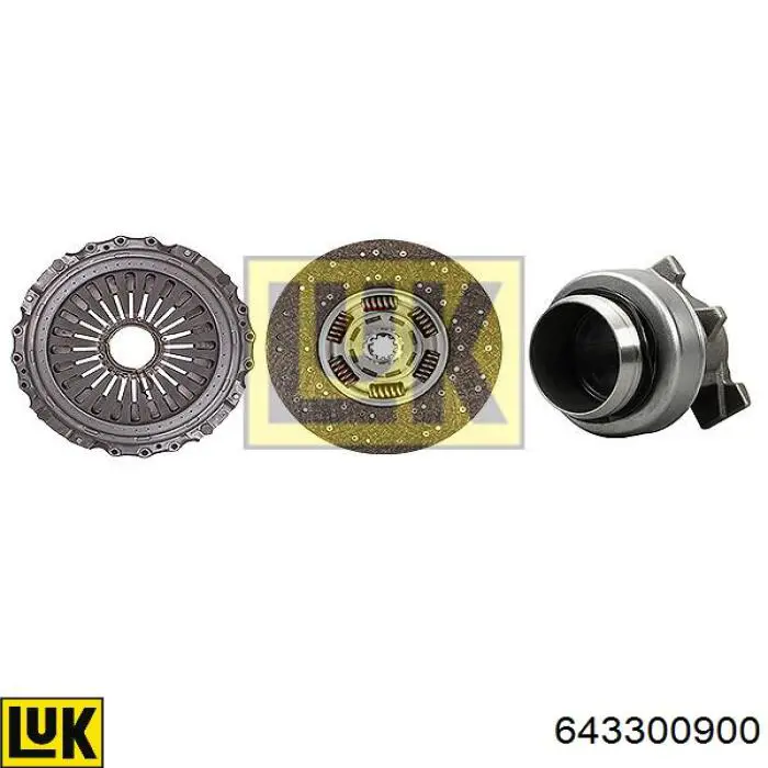 643300900 LUK Kit de embraiagem (3 peças)