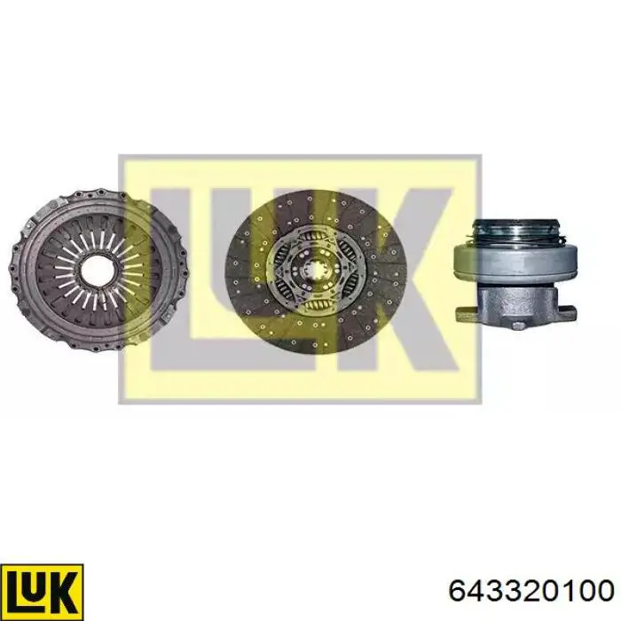 Kit de embraiagem (3 peças) LUK 643320100 preço, a partir de 671,93 USD