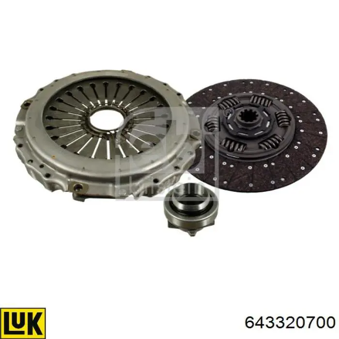Kit de embraiagem (3 peças) LUK 643320700 preço, a partir de 812,94 USD