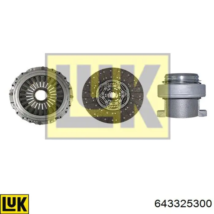 643325300 LUK Kit de embraiagem (3 peças)