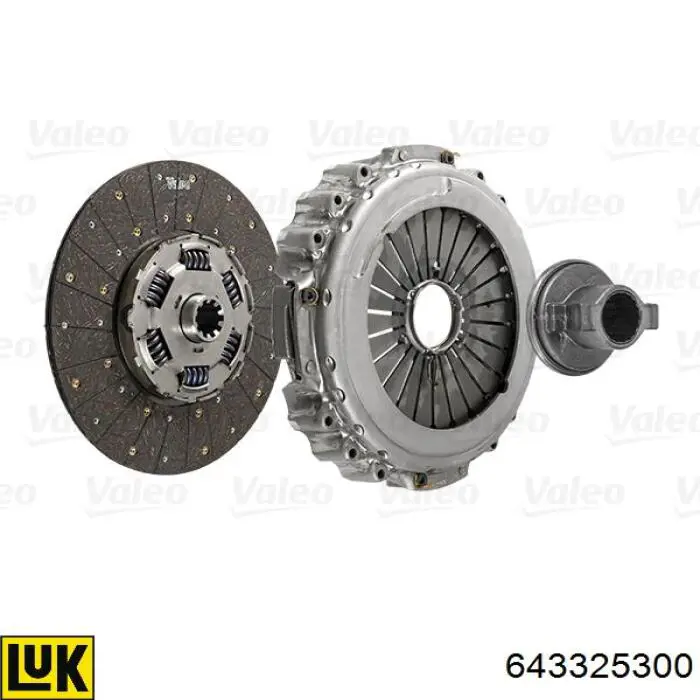 Kit de embraiagem (3 peças) LUK 643325300 preço, a partir de 889,33 USD