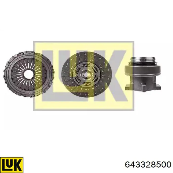 Compre 643349500 LUK Kit de embraiagem (3 peças)