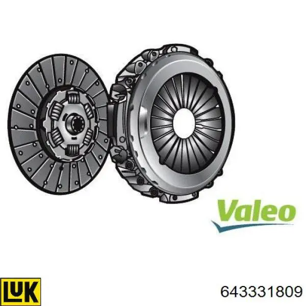 Kit de embraiagem (3 peças) 7485013830 Renault (RVI)