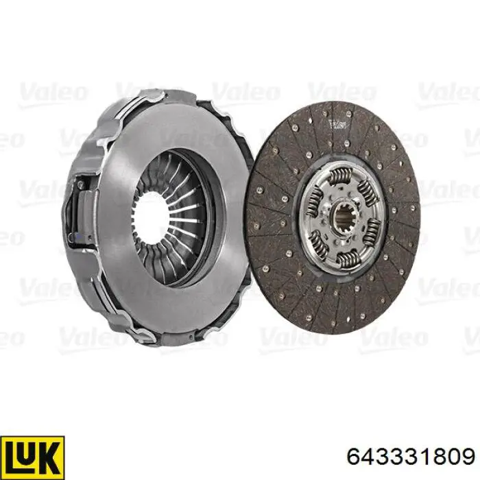 Kit de embraiagem (3 peças) LUK 643345509 preço, a partir de 694,13 USD