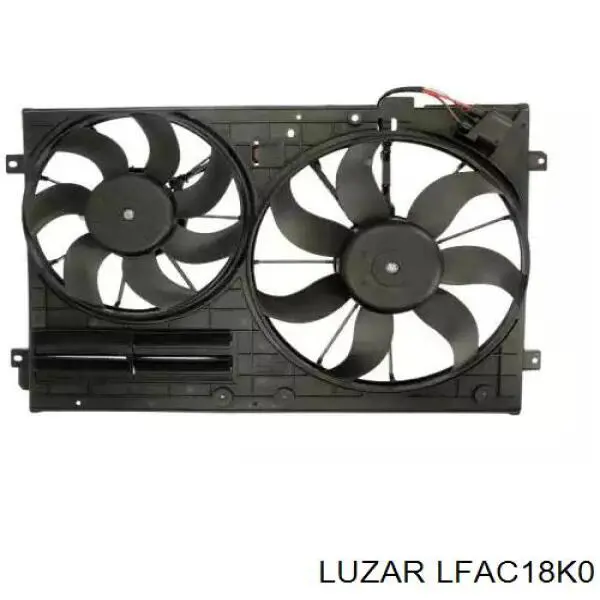 Ventilador elétrico de esfriamento montado (motor + roda de aletas) direito Luzar LFAC18K0 preço, a partir de 59,69 USD