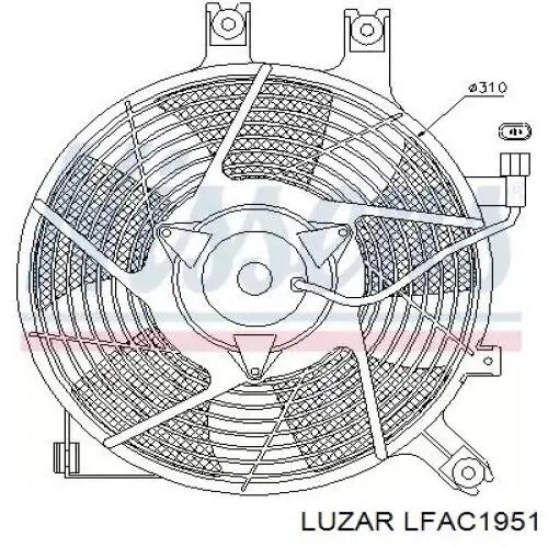 Compre Q3730129 Q-fix Ventilador elétrico de aparelho de ar condicionado montado (motor + roda de aletas)
