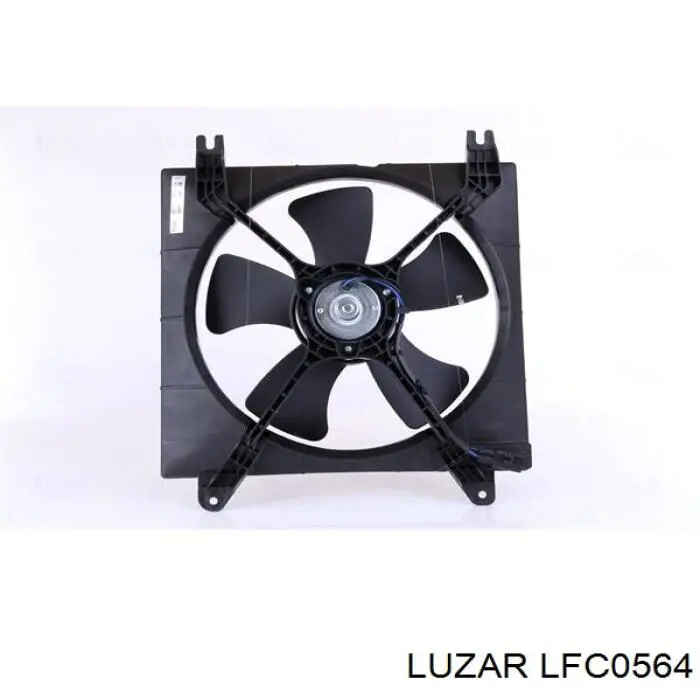 LFC0564 Luzar Difusor do radiador de esfriamento, montado com motor e roda de aletas