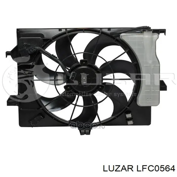 Difusor do radiador de esfriamento, montado com motor e roda de aletas Luzar LFC0564 preço, a partir de 46,55 USD