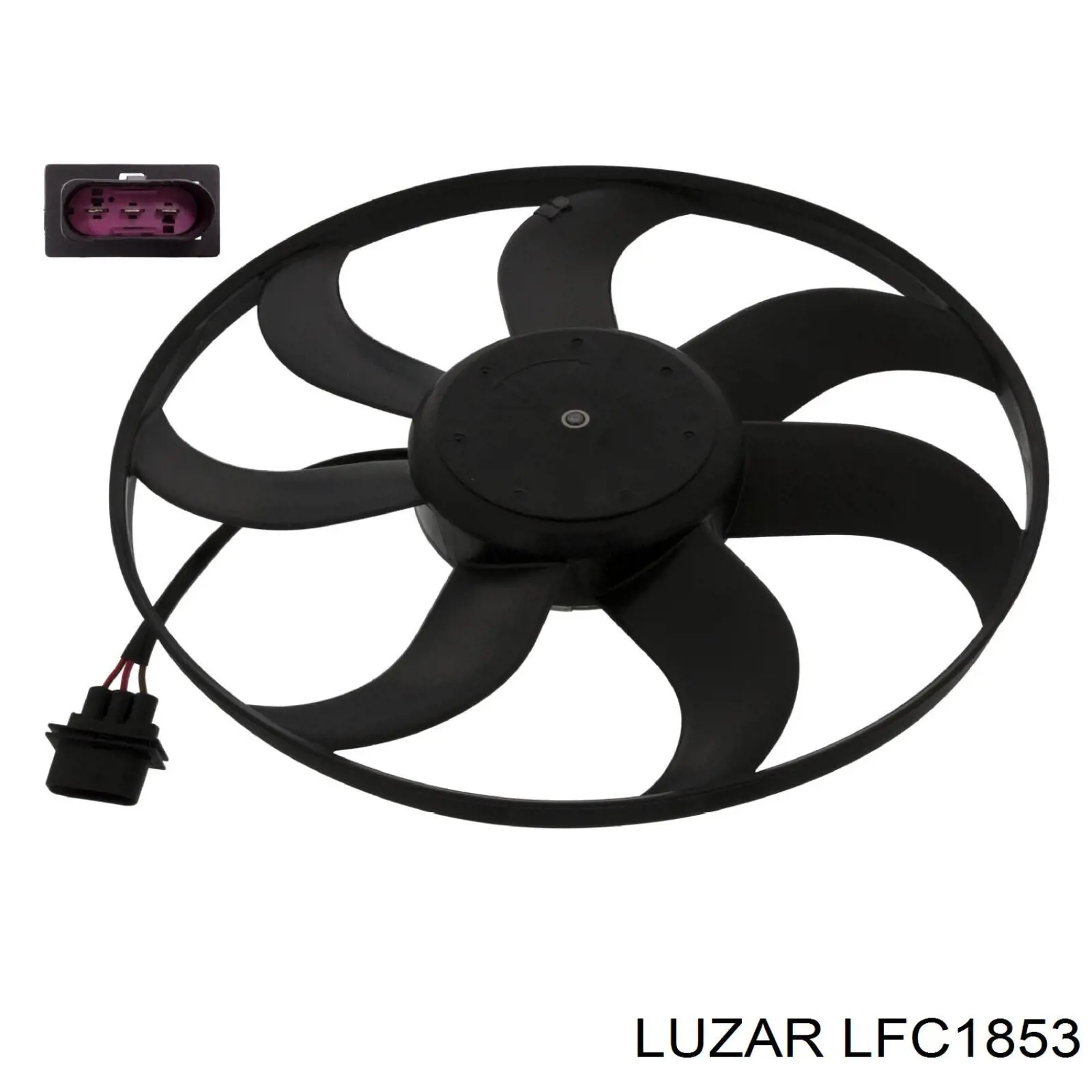 LFC1853 Luzar Ventilador elétrico de aparelho de ar condicionado montado (motor + roda de aletas)