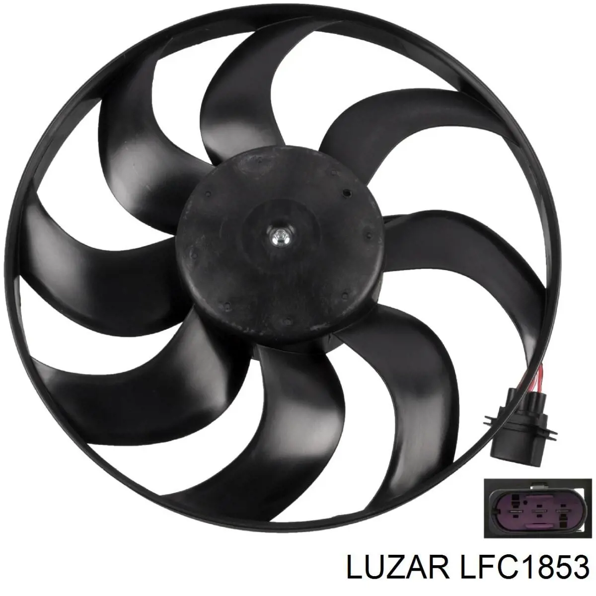 LFC1853 Luzar Ventilador elétrico de aparelho de ar condicionado montado (motor + roda de aletas)