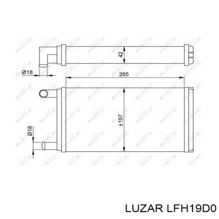 LFH19D0 Luzar Motor de ventilador de forno (de aquecedor de salão)