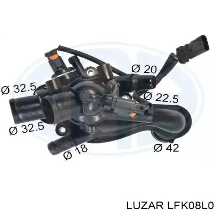 Difusor do radiador de esfriamento, montado com motor e roda de aletas Luzar LFK08L0 preço, a partir de 104,53 USD