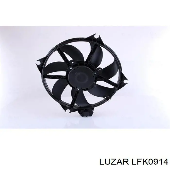 LFK0914 Luzar Ventilador elétrico de esfriamento montado (motor + roda de aletas)