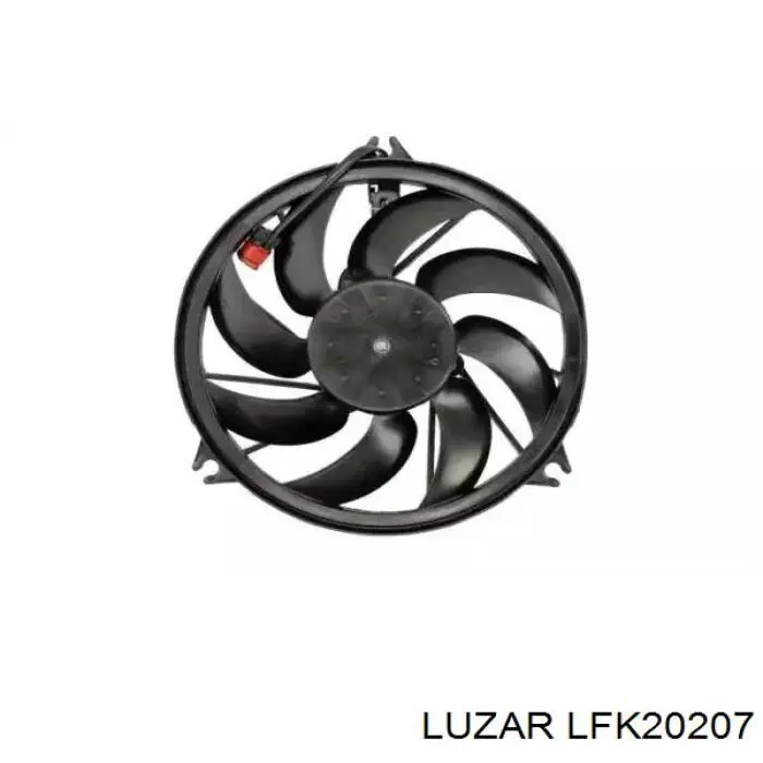 LFK20207 Luzar Ventilador elétrico de esfriamento montado (motor + roda de aletas)